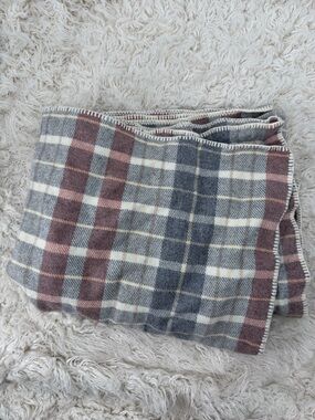 Pendleton Home Collection Plaid Throw Blanket 100% Wool Made in USA